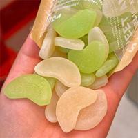 Groene appelvormige gummy snoepjes groothandel, zachte kauwgom fruitgummies voor snoepautomaten groothandelaren