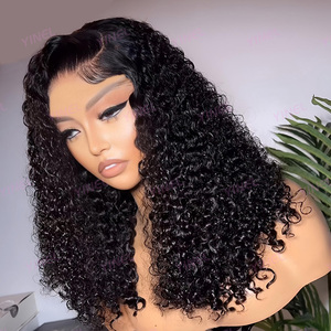 Parrucca Bob Corta Trasparente HD all'ingrosso per <span class=keywords><strong>Donna</strong></span>, con Capelli Umani Vergini Remy Indiani, Doppia Trama e Baby Hair - Product Image 1