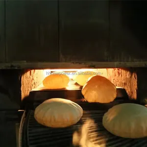 Máy tự động cho lebanese flatbread sản xuất Arabic pita chapati roti Maker saj Máy bánh mì phù hợp với Đường Hầm Lò