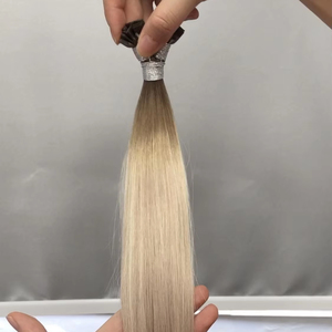 K Tips Ketatin Balayage Ombre Couleur Plat K Tips I Tip Extension de Cheveux Humains 100% Remy Naturel Sain Cheveux Humains - Product Image 1