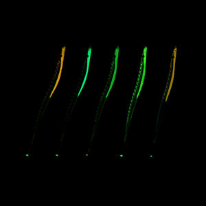 Appât dur et Transparent pour la pêche, leurre pour attraper des poissons comme les calmar, avec Double hameçon, avec queue corporelle, lumineux, OEM - Product Image 4