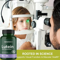 Complément Herbal OEM ODM : Comprimés de Lutéine et de Zéaxanthine pour la Santé Oculaire, Soutien de la Vision contre la Lumière Bleue, Réduit la Fatigue Oculaire et la Fatigue, Formule Avancée