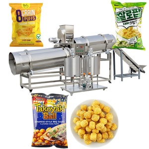 Ligne de production de boules soufflées à grains gros - Machine multifonctionnelle pour la fabrication de snacks soufflés - Product Image 5