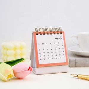 Vente chaude 2024 Mini calendrier anglais bobine de bureau planificateur personnalisé cadeau de Promotion - Product Image 6