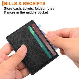 Luxury <strong>Python</strong> Pattern Genuine Leather Credit Card Holder Custom Snake Pattern Rfid Cardholder <strong>Wallet</strong> - Product Image 4