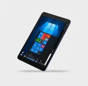 8 Inch untuk Windows 10 2 Di 1 Convertible Tablet Pc dengan Engsel Keyboard Stylus 4Gb 64Gb