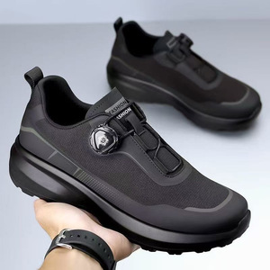 미끄럼 방지 남성용 두꺼운 단독 캐주얼 아빠 신발 회전 자동 잠금 신발 - Product Image 2