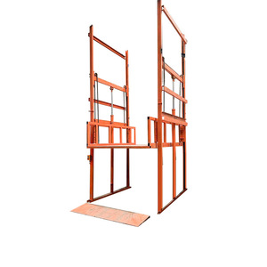 Plateforme élévatrice électrique hydraulique Shibang Freight Elevator à 4 rails de guidage pour travaux de construction, entrepôts et ateliers - Product Image 1