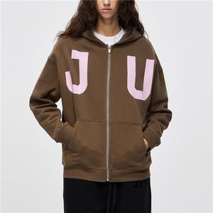 Manufacturer Heavy Weight Custom for Acid Wash Double <b>Zip</b> <b>Ups</b> Men Hoodies 100% Cotton Winter Embroidered Solid - Product Image 1