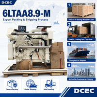 Precio de Fábrica, Motor Marino SCDC DCEC Serie 6LTAA8.9 de 315hp, 6LTAA8.9-M para Barcos de Pesca, Remolcadores y Embarcaciones de Trabajo