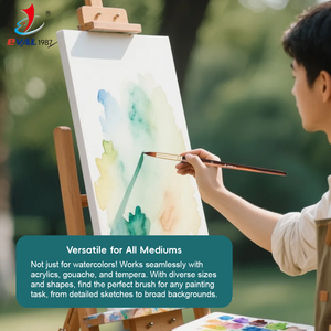EVAL-Pinceles de pintura al óleo con logotipo personalizado, juego de 7 pinceles de pintura acrílica para arte, acuarela, pincel de pintura artística - Product Image 4