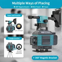 Niveau laser numérique magnétique vert Spectra Precision 16 lignes 4D avec trépied longue portée – Kit complet