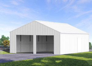 KJ Xách Tay Mạ Kẽm Kim Loại Nhà Để Xe Nhà Để Xe Thép Carportshot Bán 22X23 Ft Kim Loại Nhà Để Xe - Product Image 3