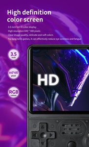 เครื่องเล่นเกมพกพา R36S หน้าจอ IPS 3.5 นิ้ว ความจุ 64GB เกมส์กว่า 15000 เกมส์ แบตเตอรี่ใช้งานได้ยาวนาน เครื่องเล่นเกมวิดีโอพกพาแบบคลาสสิคย้อนยุค - Product Image 5