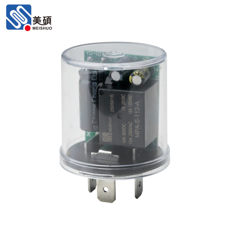 For Smart LED Flasher Relay 12V Miniature 3 PIN Sealed Protection Constant Flash Rate Load Size Independent Nickel-plated