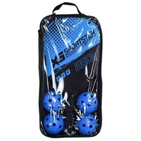 Ensemble de raquettes de pickleball en bois pour sports de plein air transfrontaliers pour l'entraînement 2 raquettes 4 balles