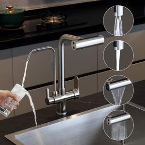 <span class=keywords><strong>Precio</strong></span> <span class=keywords><strong>de</strong></span> fábrica Grifo Purificación <span class=keywords><strong>de</strong></span> <span class=keywords><strong>agua</strong></span> <span class=keywords><strong>con</strong></span> grifo <span class=keywords><strong>de</strong></span> cocina Grifo frío y caliente 5 funciones <span class=keywords><strong>con</strong></span> purificador <span class=keywords><strong>de</strong></span> <span class=keywords><strong>agua</strong></span> y rociador extraíble - Product Image 1