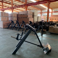 Appareil de musculation professionnel réglable pour salle de sport, Rameur à barre en T avec support pectoral et inclinaison à 45 degrés