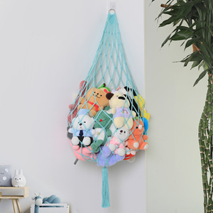 <span class=keywords><strong>Filet</strong></span> pour animaux en peluche ou hamac, décor bohème pour chambre d'enfant, jouet en peluche en macramé, <span class=keywords><strong>filet</strong></span> <span class=keywords><strong>suspendu</strong></span> pour mur et <span class=keywords><strong>plafond</strong></span> - Product Image 1