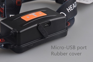 Faro <span class=keywords><strong>LED</strong></span> 30W a Lunga Portata Ricaricabile USB Zoomabile 1200 Lumen con <span class=keywords><strong>Batteria</strong></span> 18650 per Ciclismo ed Escursionismo - Product Image 4