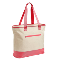 Sac fourre-tout étanche avec fermeture éclair, service de personnalisation du logo, sac fourre-tout en PVC imperméable avec poche zippée pour les vacances à la plage et au bord de la mer