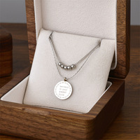 Ensemble de bijoux MECYLIFE, collier avec pendentif en forme de cœur irrégulier, circulaire, ovale, créature marine, plaqué or, en acier inoxydable, étanche