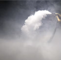 Machine à brouillard bas 3500W pour scène de fête et festival, machine à fumée de glace sèche pour mariage et DJ avec support – Prix usine