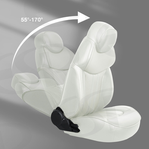 Кладовое сиденье для лодки с логотипом под заказ, с высокой спинкой, роскошное откидываемое понтонное сиденье для яхты, лодки - Product Image 6