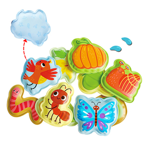 Esummi Nuovo Design Set di Libri da Bagno per Bambini a Forma di Zucca con Adesivi, <span class=keywords><strong>Libro</strong></span> Morbido per Bambini, Cambio Colore Magico in Acqua - Product Image 5