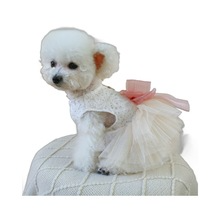 Nuovo Design personalizzato per animali domestici vestito da sposa estivo da regina per cani alla moda per feste abito in pizzo stile animali da compagnia <span class=keywords><strong>vestiti</strong></span> per cani - Product Image 6