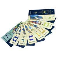 Offre Spéciale – Jeu de Cartes de Tarot Portable en Gros, Cartes Oracle Anglaises Personnalisées de Haute Qualité avec Guide, OEM