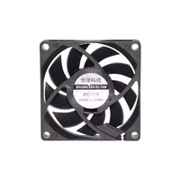 Ventilateur sans balais 70 mm 12 V, ventilateur de refroidissement pour boîtier d'ordinateur, flux axial, roulement à billes, DC silencieux, haut débit d'air, industriel