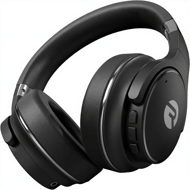 Raycon Everyday Wireless Over-Ear Headphones Active Noise Cancelling Awareness Mode IPX4 Waterproof 20 Hours Playtime