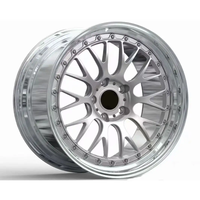 Jantes forgées sur mesure en 2 parties 5x120 5x112 5x114.3 5x130, jantes en aluminium forgées légères pour voitures particulières Benz Audi Bmw