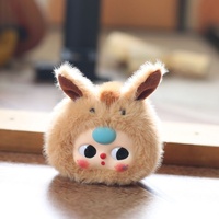 Porte-clés pendentif en peluche mignon et adorable en silicone avec rembourrage en coton PP pour les 14 ans et plus