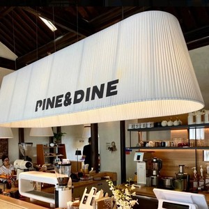 Lámpara Colgante Moderna Minimalista de Forma Ovalada Trapezoidal, Iluminación de Tela para Cafetería, Bar, Restaurante, para Té con Leche - Product Image 4