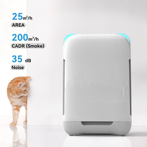 <span class=keywords><strong>Purificateur</strong></span> <span class=keywords><strong>d</strong></span>'<span class=keywords><strong>air</strong></span> intelligent WiFi portable en plastique avec filtre à charbon actif et <span class=keywords><strong>HEPA</strong></span>, contrôle par application, idéal <span class=keywords><strong>pour</strong></span> les chambres <span class=keywords><strong>d</strong></span>'animaux <span class=keywords><strong>allergiques</strong></span> - Product Image 1