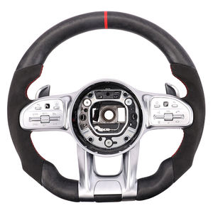 Volant de voiture personnalisé avec logo personnalisé pour Mercedes Benz AMG GT <span class=keywords><strong>C250</strong></span> W140 W164 C63s Glc <span class=keywords><strong>2017</strong></span> - Product Image 1
