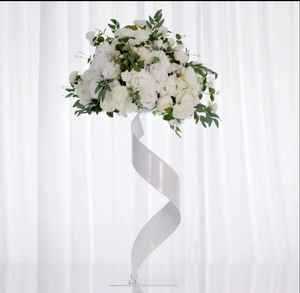 Décorations de mariage en métal doré de style rêve, supports de fleurs et centres de table pour mariage, vente en gros - Product Image 2