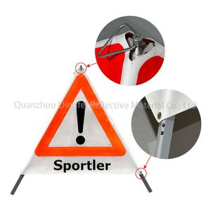 <span class=keywords><strong>ป้าย</strong></span>เตือนแบบสามเหลี่ยมสะท้อนแสงแบบพกพา <span class=keywords><strong>ป้าย</strong></span>เตือนสำหรับเต็นท์ - Product Image 5