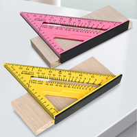 Regla Triangular Métrica de ABS de Alta Calidad Sowell de 7"-12", Moldeada por Inyección de Dos Colores, Uso Industrial y DIY, OEM Personalizable, ODM, 1 Año de Garantía