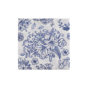 Nouvelles serviettes imprimées de style porcelaine bleue et blanche, serviettes jetables à thème festif. - Product Image 5