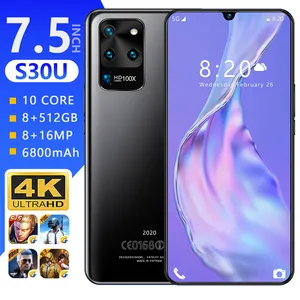 Điện Thoại Thông Minh S30U, Điện Thoại Di Động Tùy Chỉnh 7 Inch 8GB + 256GB Màn Hình Lớn 4G Android Đã Mở Khóa