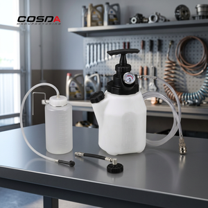 Pompe de purge de liquide de frein automobile pour Nissan 411 (1965-1967) – Opération monopersonnelle, test de vide, purge des freins, en plastique zingué - Product Image 2