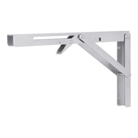 LEITE OEM Factory Price Heavy Duty Furniture Shelf Triangle Folding Steel Metal Angle Table Support Bracket