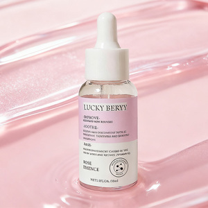 Custom Anti-invecchiamento Anti-rughe rosa per la cura della pelle del viso siero acido ialuronico ingredienti organici per ravvivare il viso idratante - Product Image 1