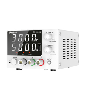 ספק כוח <span class=keywords><strong>DC</strong></span> של Pro'skit |   AC104-253V H סוג-תקע עם 0~30V/0~5A לבדיקה ותיקון של עיצובים אלקטרוניים באסיה/דרום אמריקה - Product Image 1