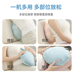 JeoyCosy Back Massager Kneading Heating Neck Waist Massage Pillow USB Rechargeable Polyester Fabric - Product Image 3