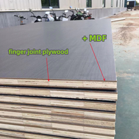Contreplaqué JIDA de première qualité, écologique, anti-corrosion, en mélamine double face, noyau en peuplier et eucalyptus, épaisseur 12/15/18 mm, pour meubles