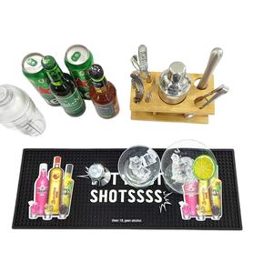 Popular Custom Silicone <b>Bar</b> Mat Eco Friendly Non Slip Heat Resistant Waterproof For <b>Bar</b> Pub Home And Commercial Use - Product Image 1